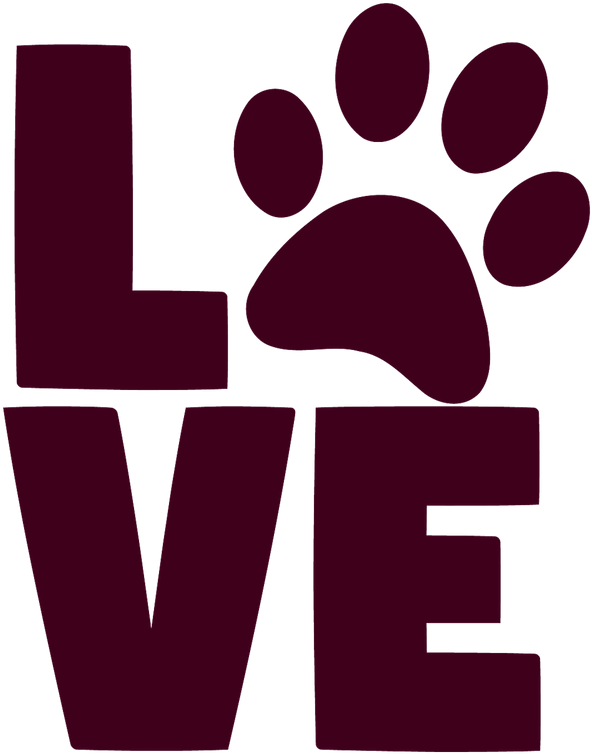 Love Paw Grafik Tasarımı Duvar Kağıdı