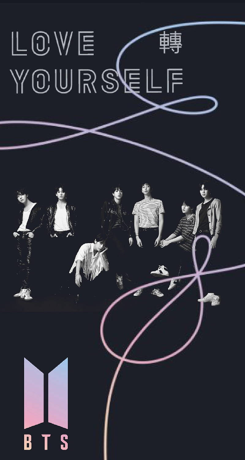 Love Yourself BTS Logosu Duvar Kağıdı