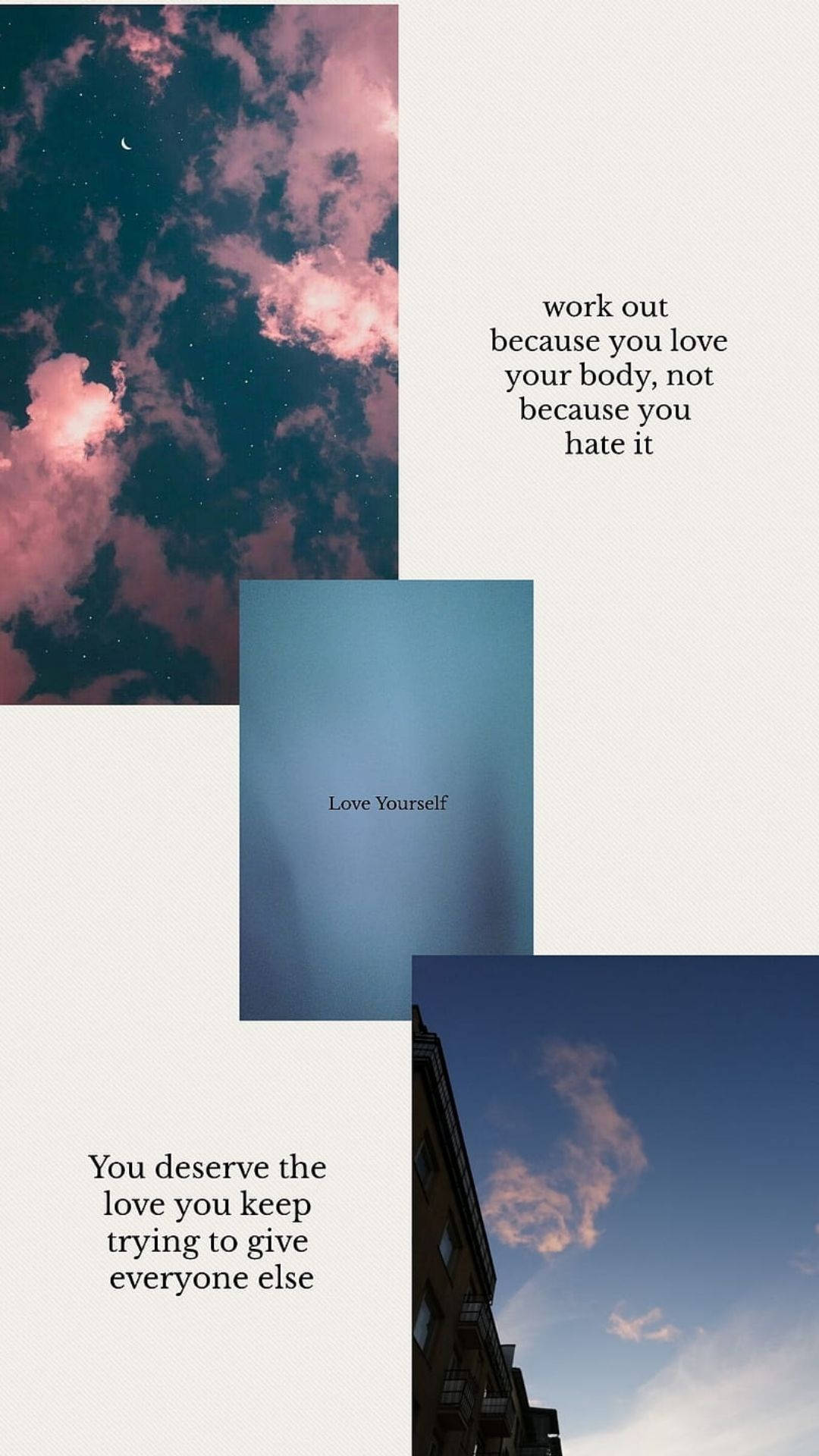 Love Yourself Estetiği Duvar Kağıdı