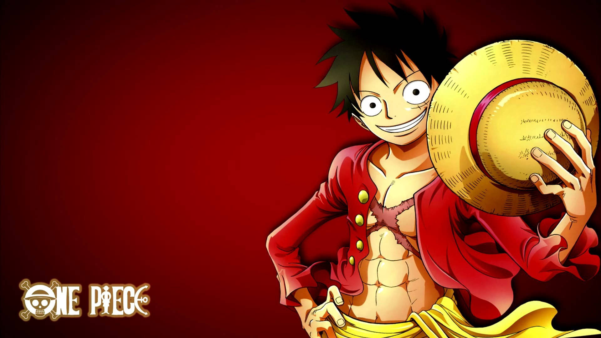 Luffy Anime Korsan Kralı Duvar Kağıdı