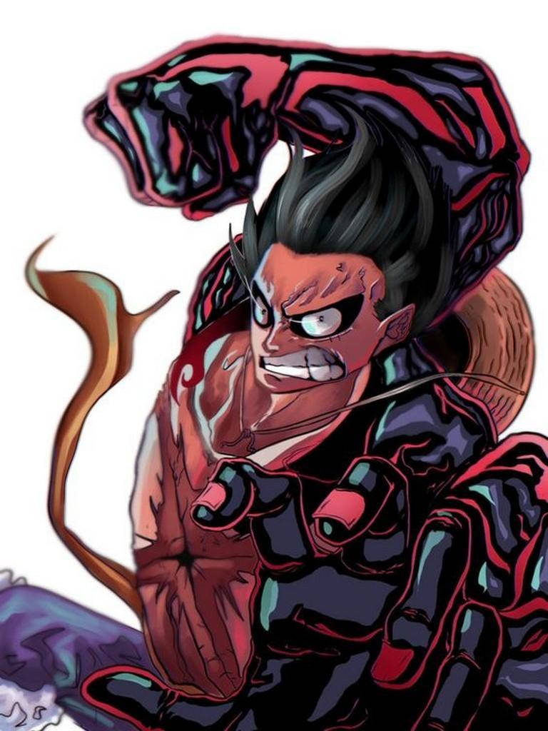 Luffy Gear 4 Dijital Sanat Duvar Kağıdı