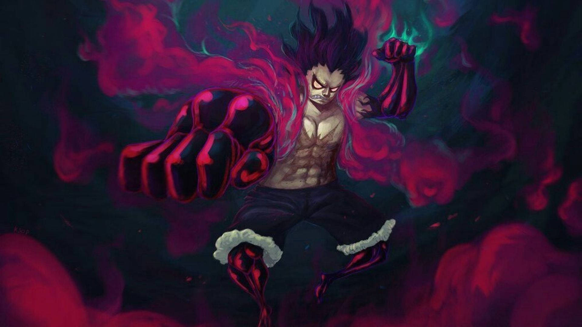 Luffy Gear 4 Gotik Duvar Kağıdı
