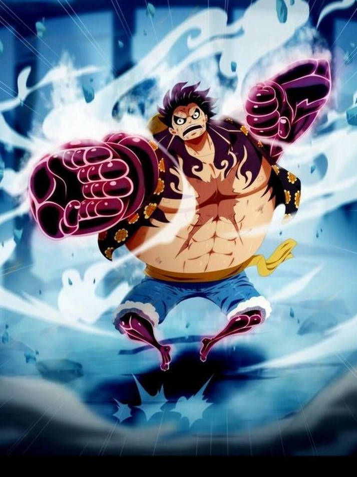 Luffy Gear 4 Güçlü Yumruk Duvar Kağıdı