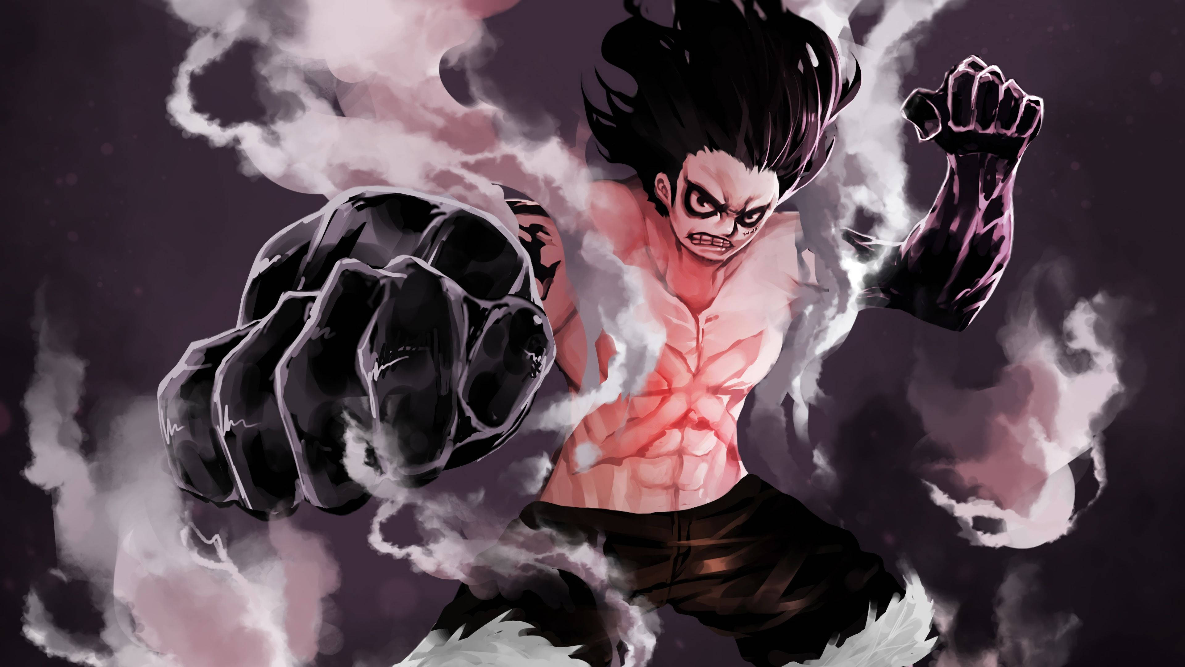 Luffy Gear 4 Karanlık Form Duvar Kağıdı