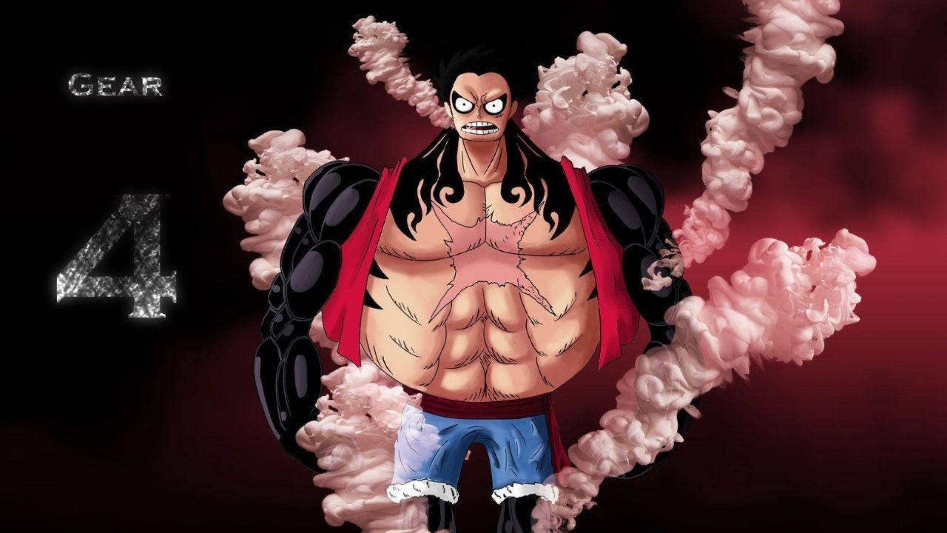 Luffy Gear 4 Pembe Buhar Duvar Kağıdı