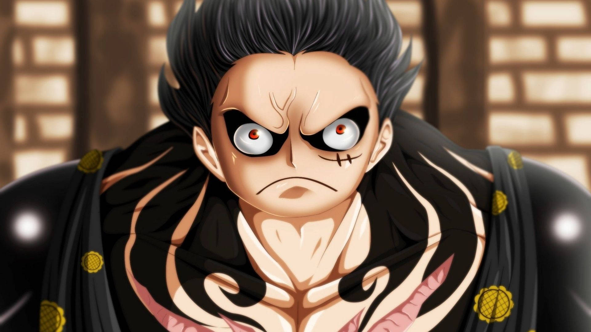 Luffy Gear 4 Yüz Çekimi Duvar Kağıdı
