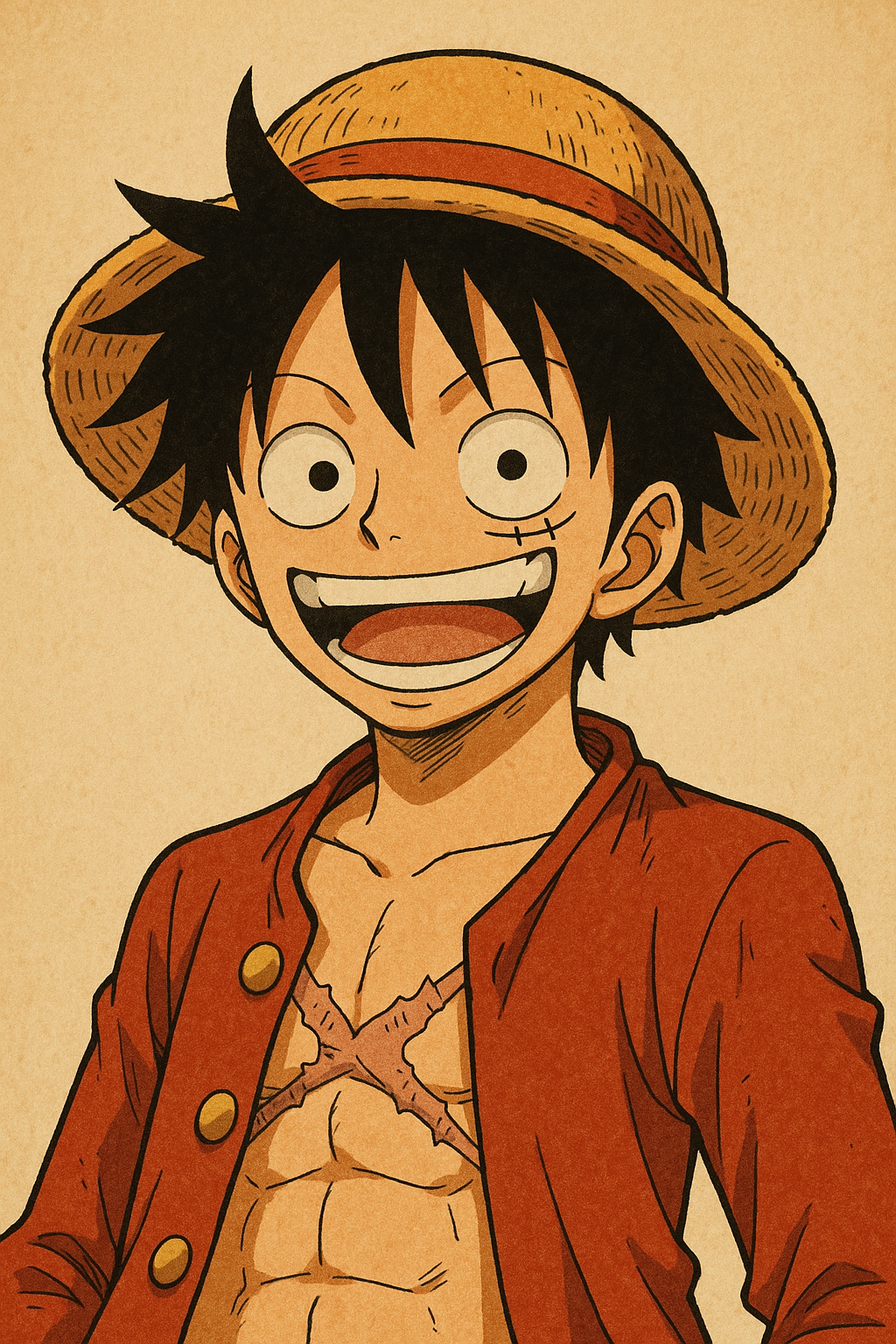 luffy gülümsüyor Duvar Kağıdı