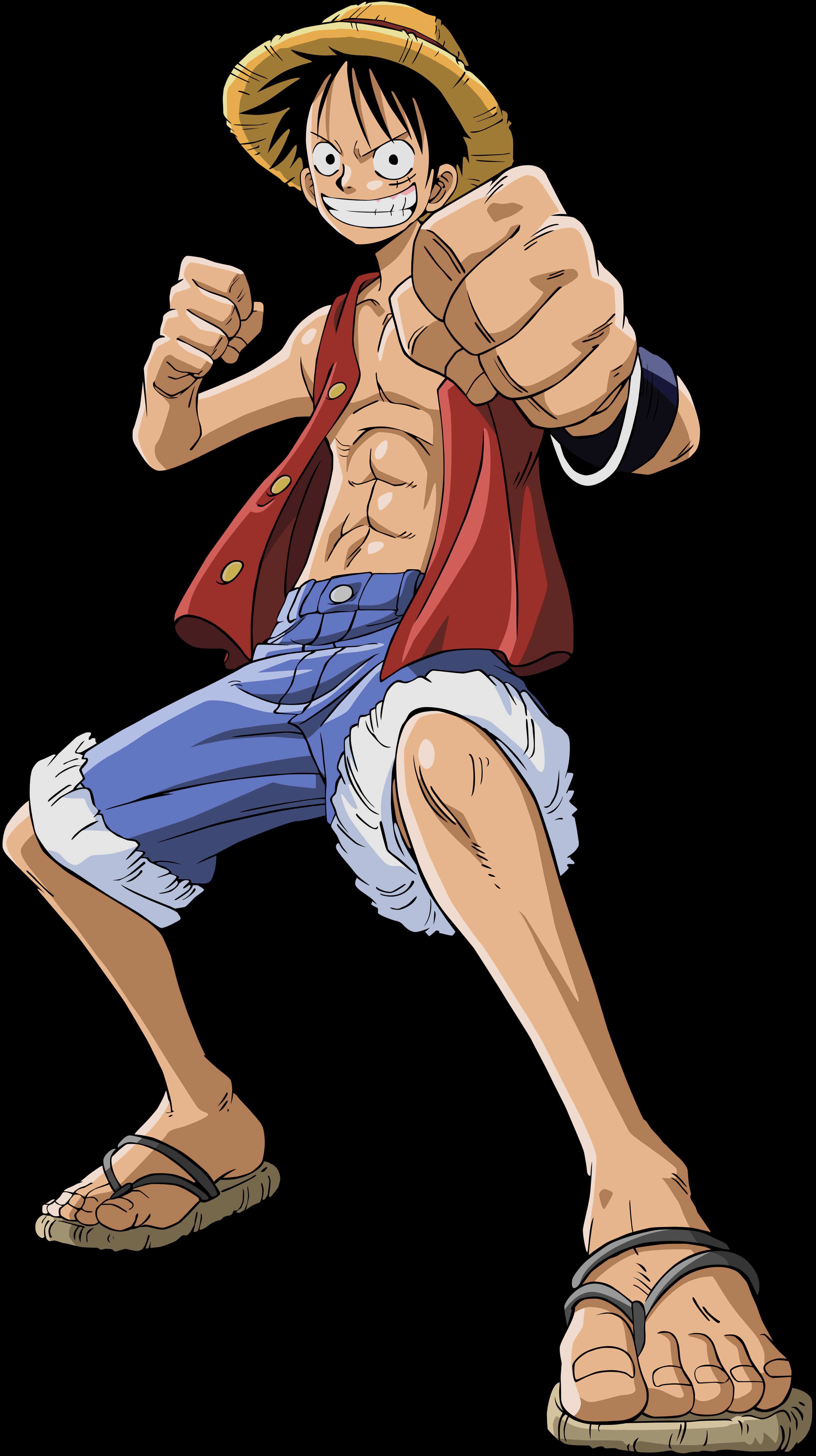 Luffy Harekete Hazır One Piece Duvar Kağıdı