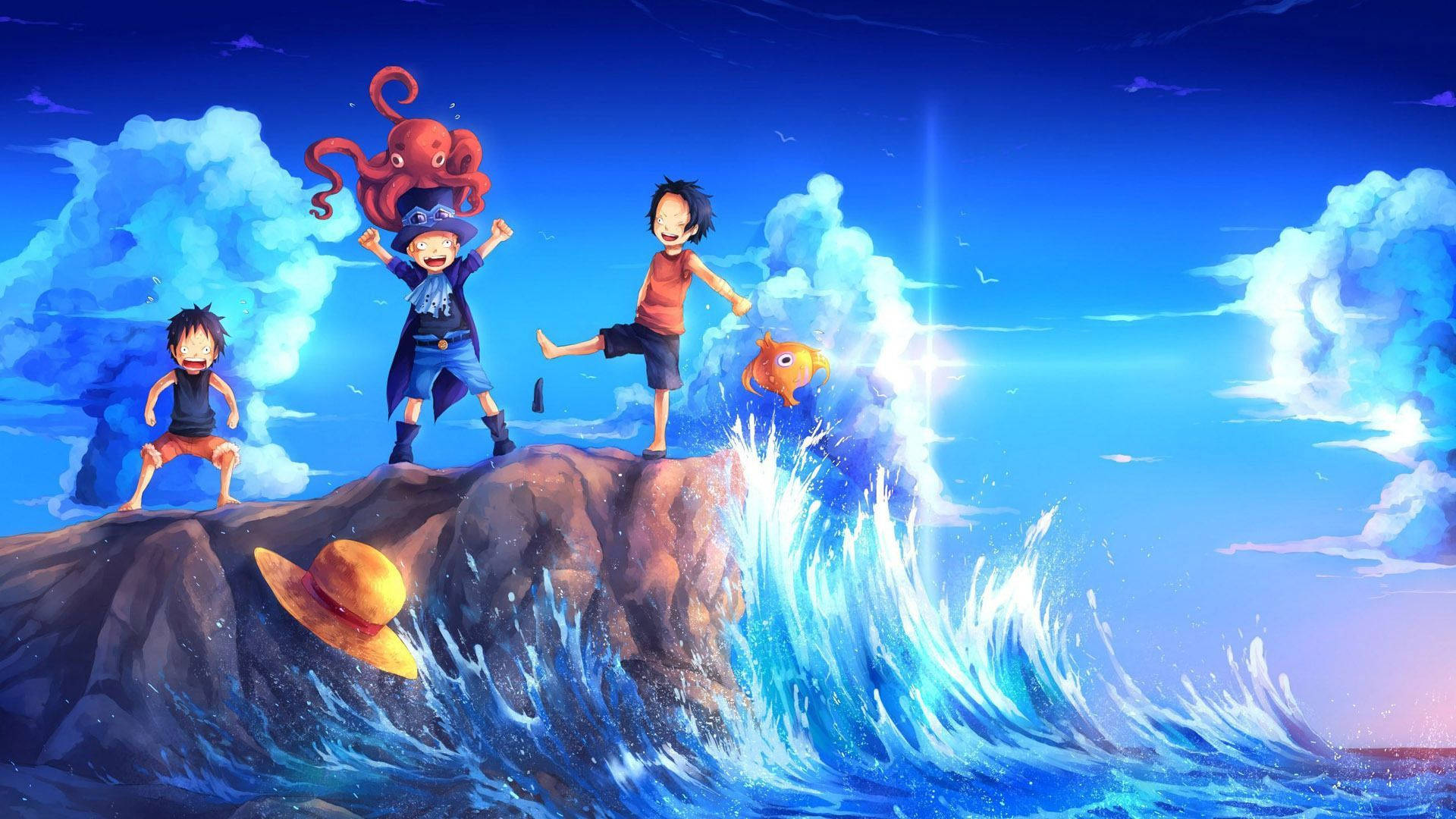 Luffy Korsan Kral Olmaya Kararlı Duvar Kağıdı