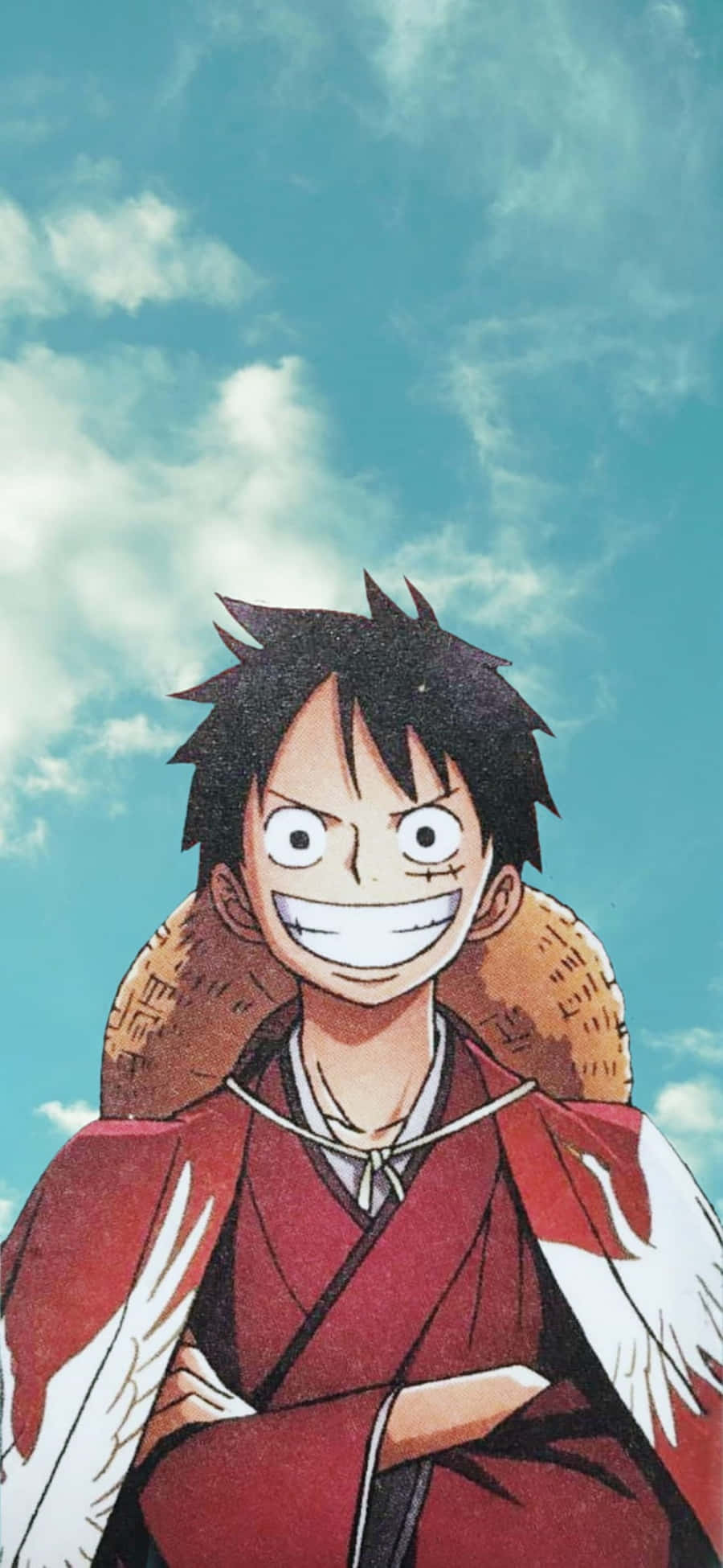Luffy'nin mobil duvar kağıdında gücünü sergilemesi Duvar Kağıdı