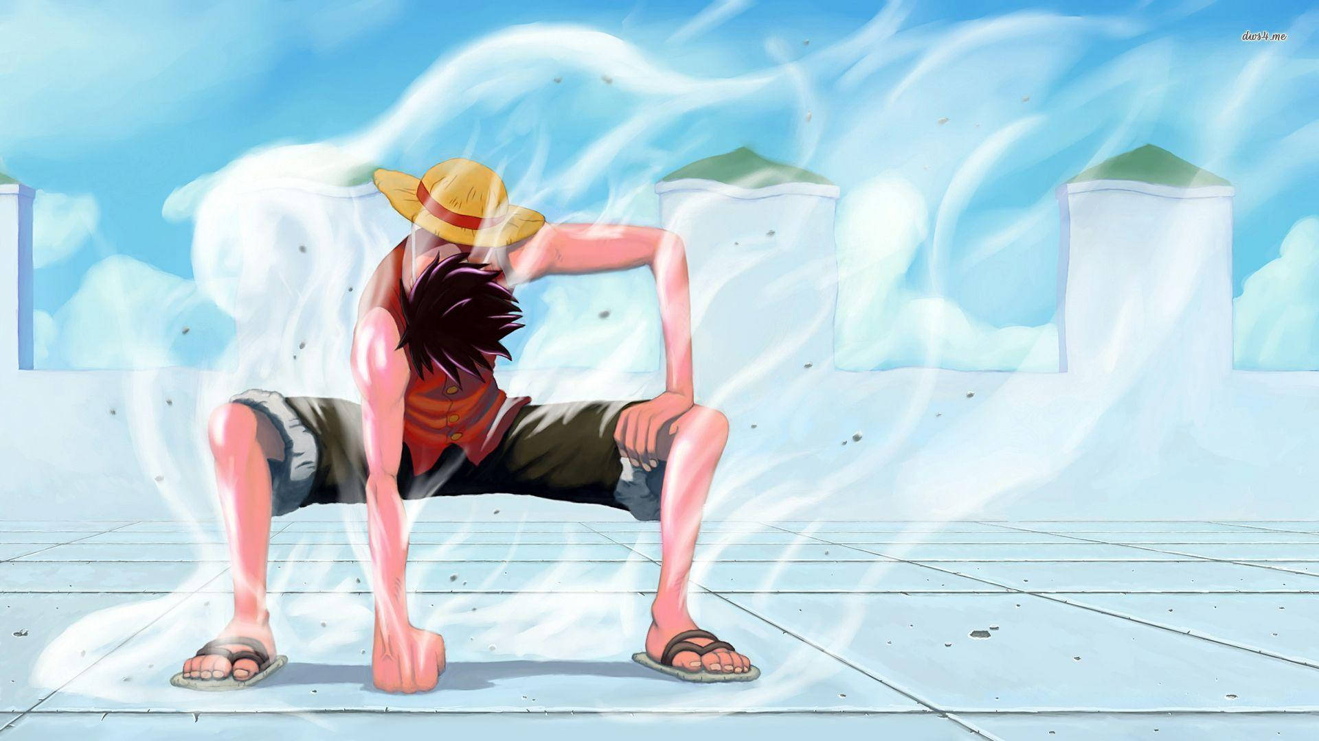 Luffy Rüzgar Yumruğu Duvar Kağıdı