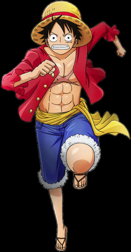 Luffy Straw Hat Korsan Macerası Duvar Kağıdı