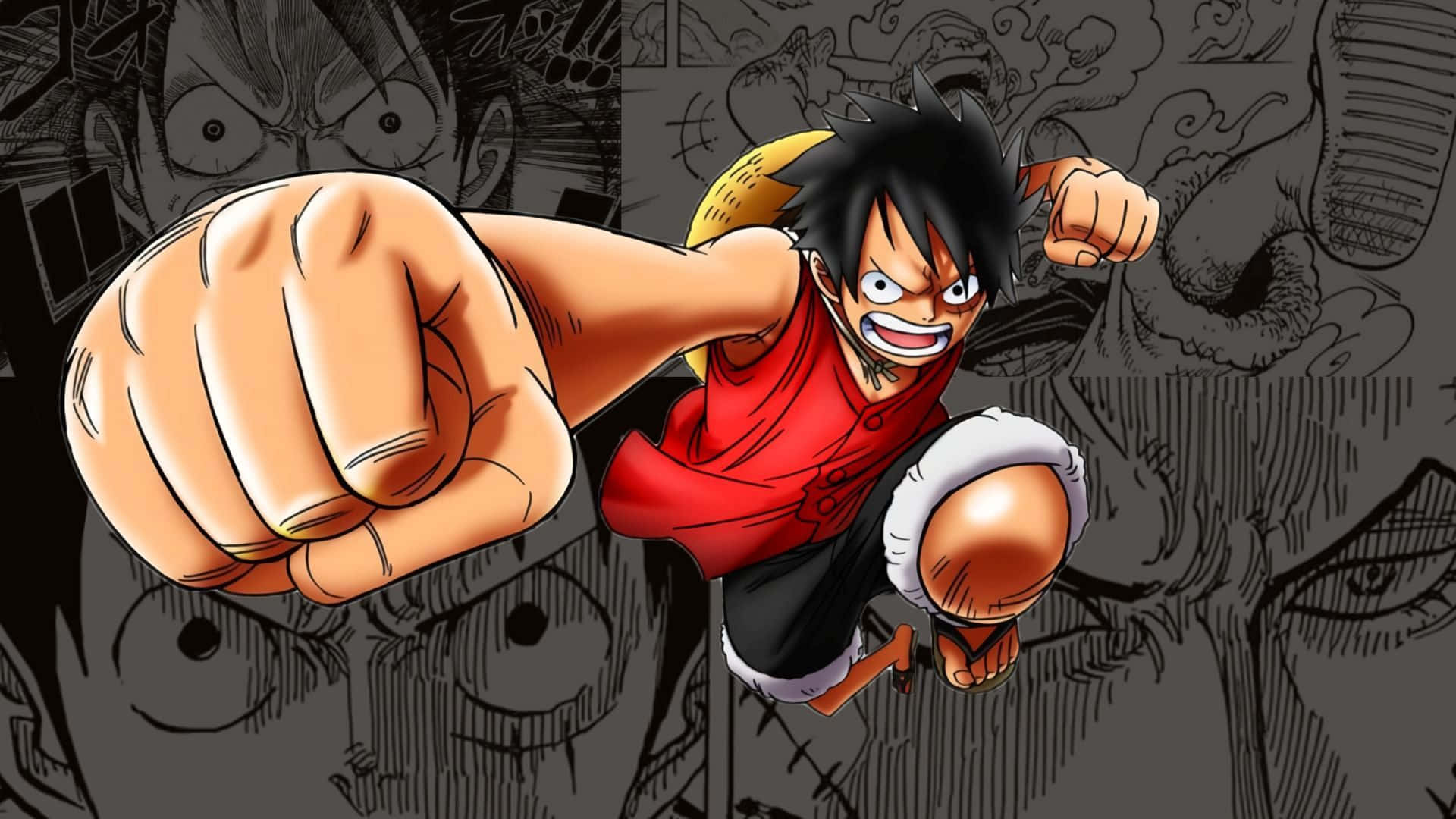 Luffy, Yedi Denizi Fethetmeye Hazır! Duvar Kağıdı