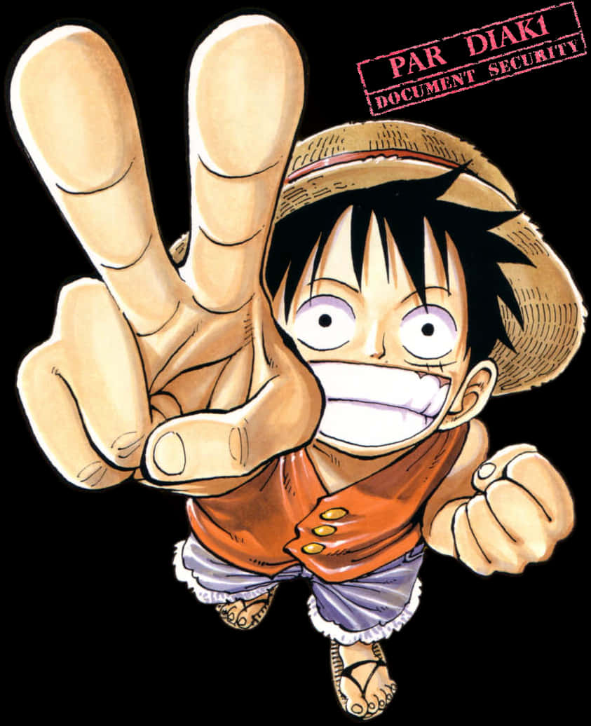 Luffy Zafer Pozu One Piece Duvar Kağıdı