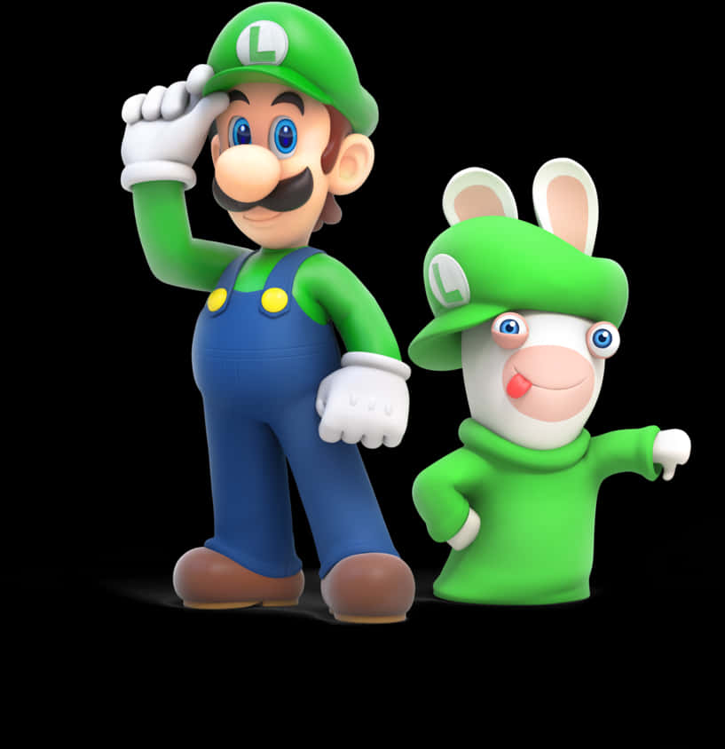 Luigi ve Tavşan Arkadaşı Duvar Kağıdı