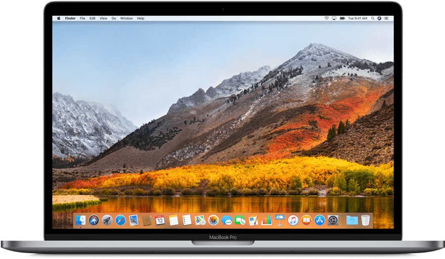 Mac Book Pro Dağ Manzarası Duvar Kağıdı