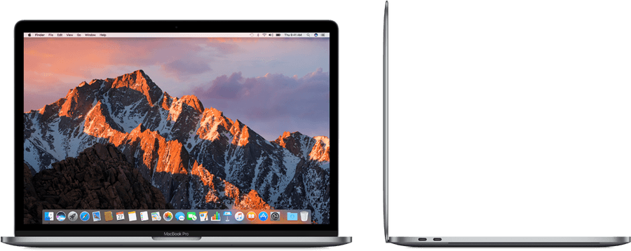 Mac Book Pro Ön ve Yan Görünüm Duvar Kağıdı