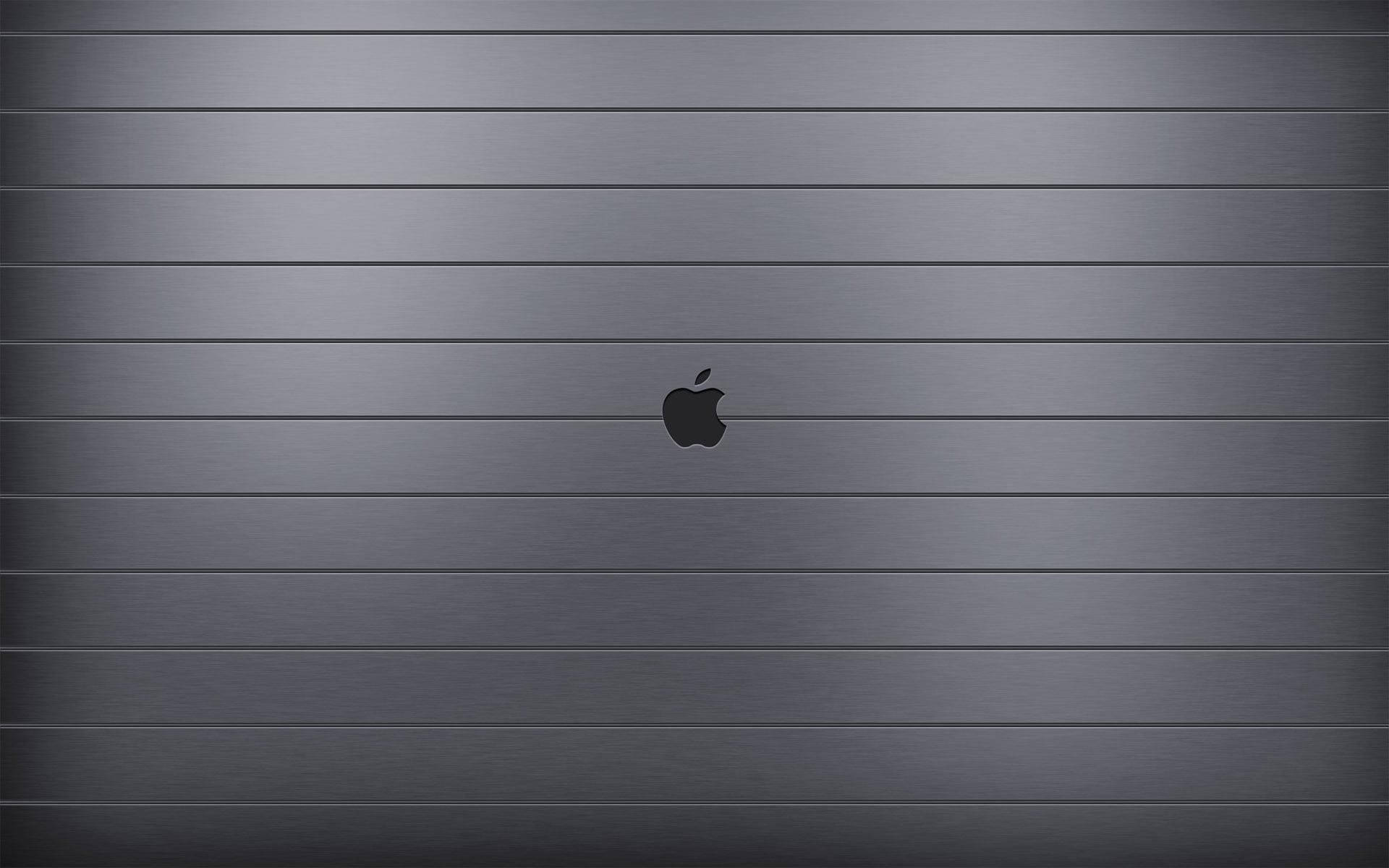 MacBook Air Metalik Logo Duvar Kağıdı