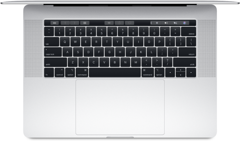 MacBook Pro Üstten Görünüm Klavye ve Trackpad Duvar Kağıdı