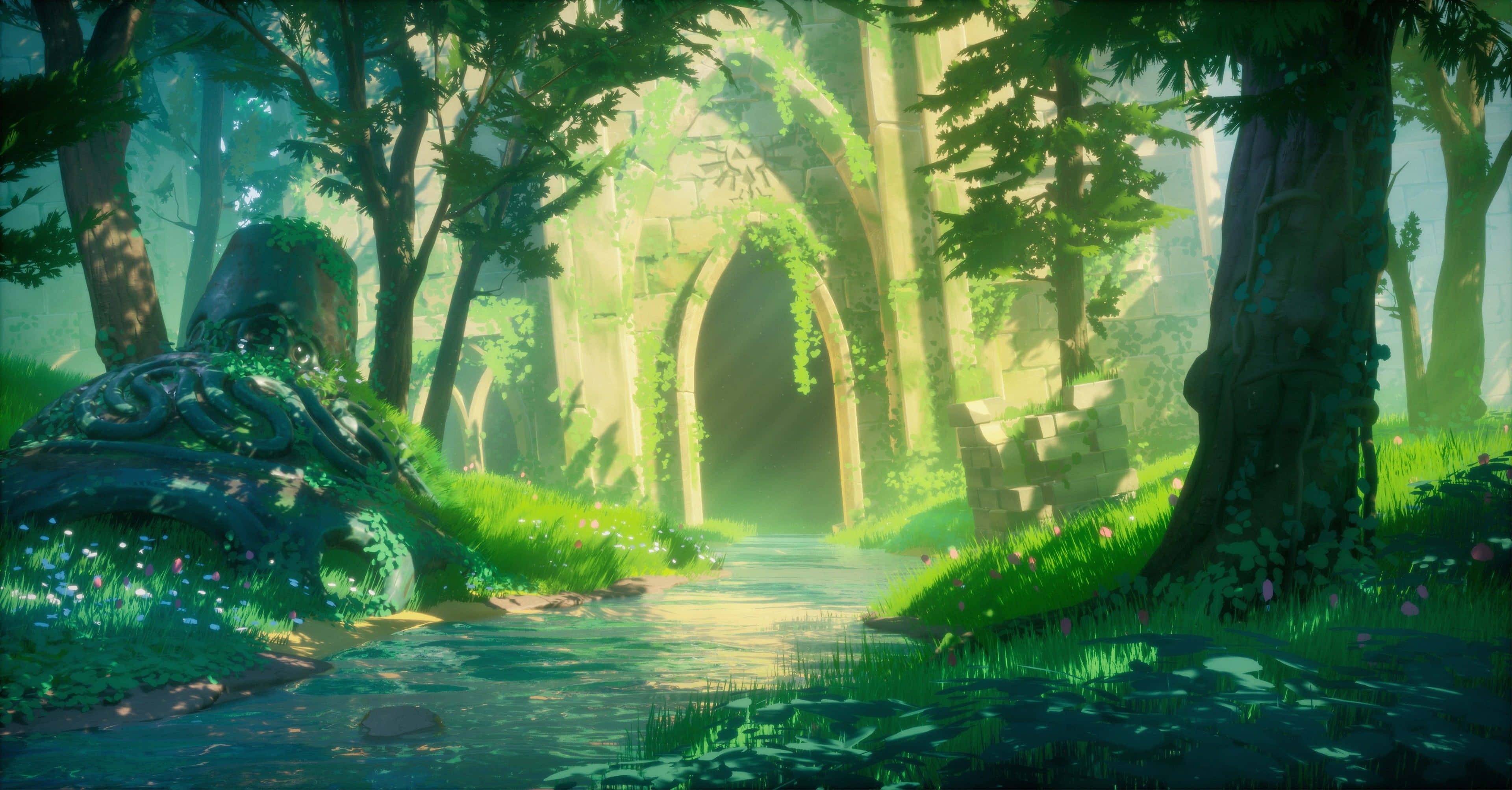 Macera Hyrule'de Link, Zamanın Kahramanı ile seni bekliyor Duvar Kağıdı