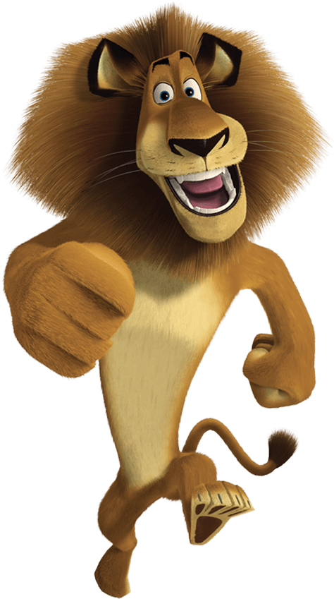 Madagaskar Aslan Karakteri Duvar Kağıdı