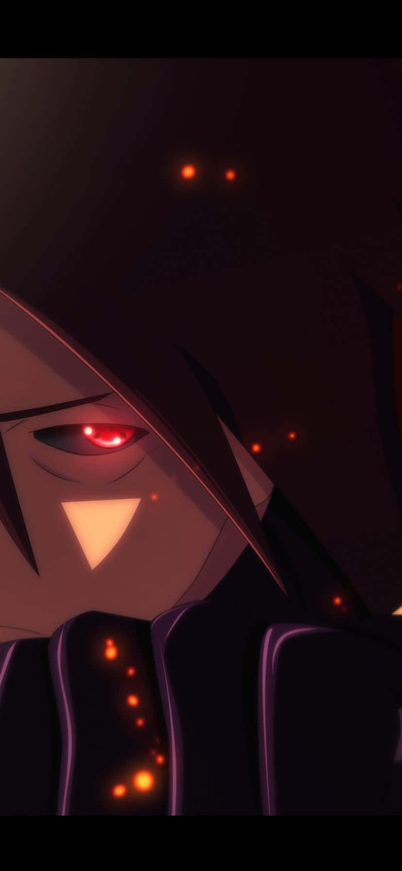 Madara Estetik Parlayan Kırmızı Sharingan Gözler Duvar Kağıdı