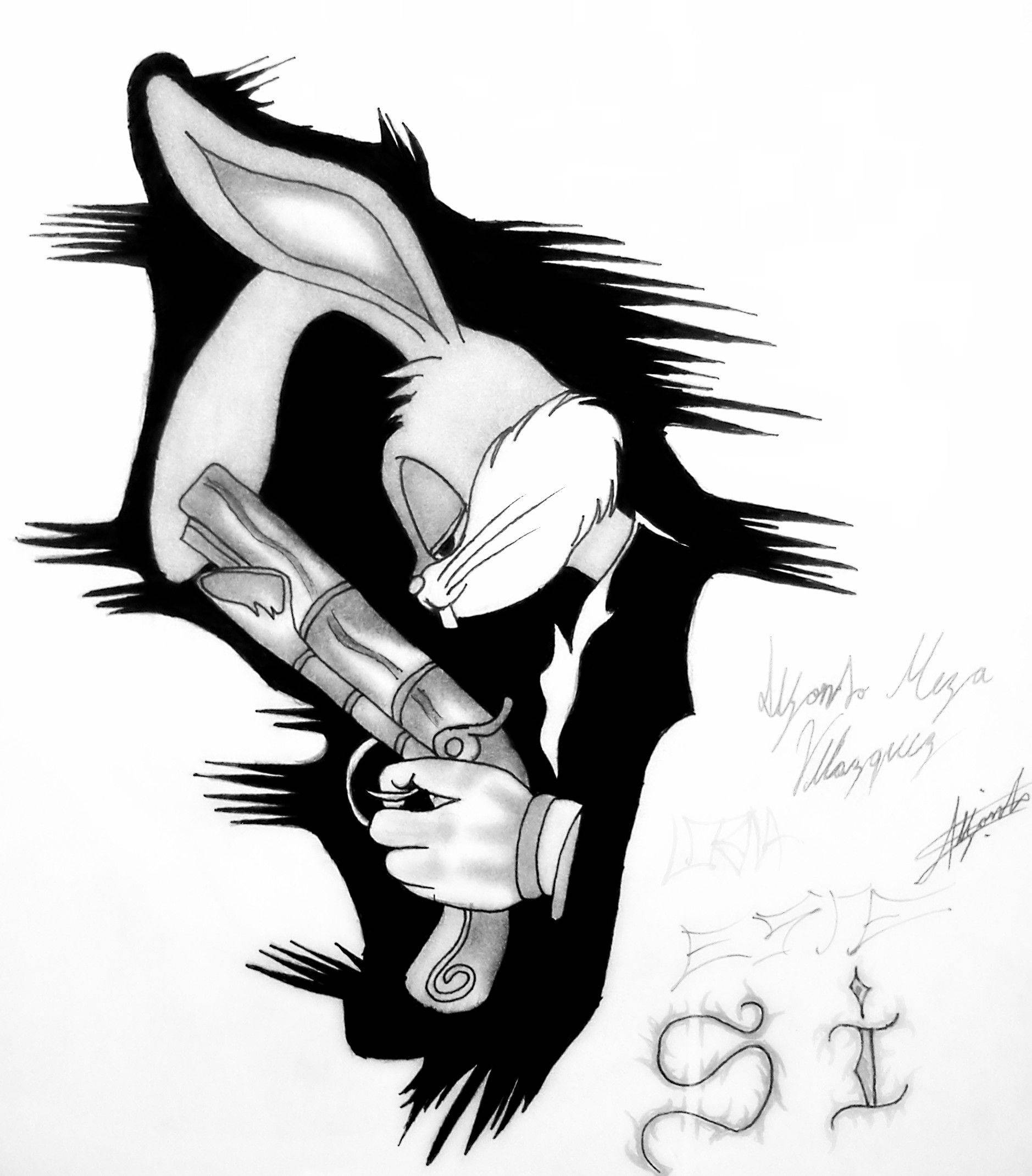 Mafya Bugs Bunny Duvar Kağıdı