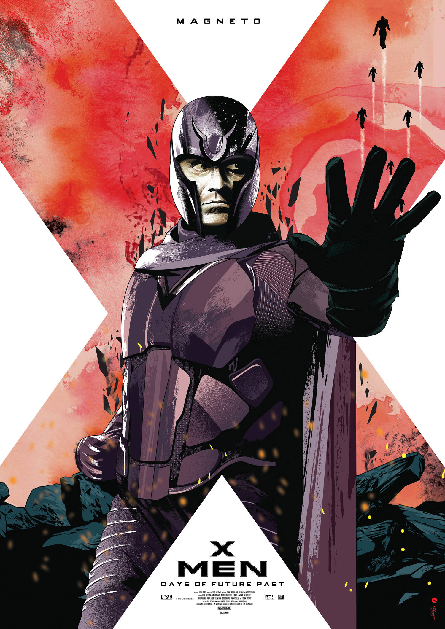 Magneto Gelecek Günler Geçmiş Duvar Kağıdı