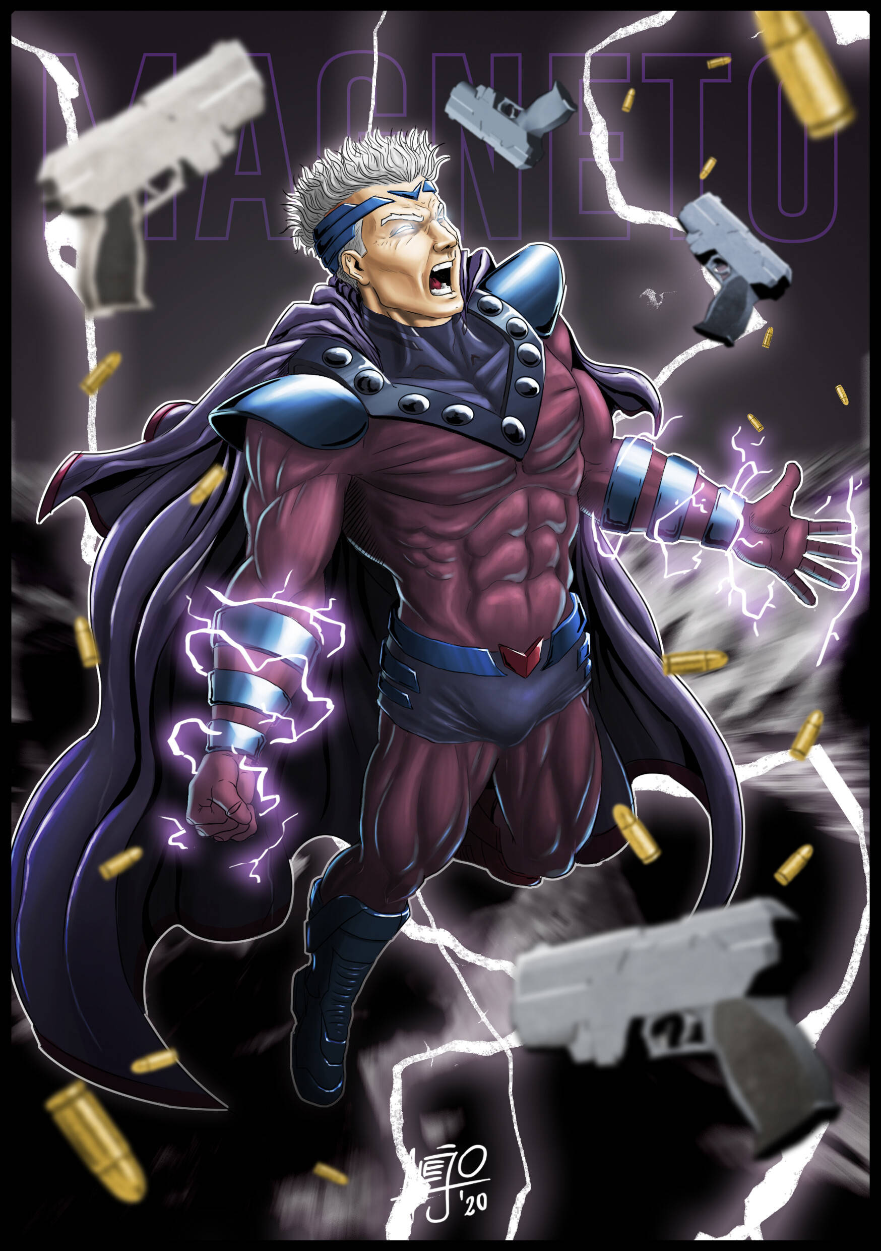 Magneto Silahlar ve Mermiler Duvar Kağıdı