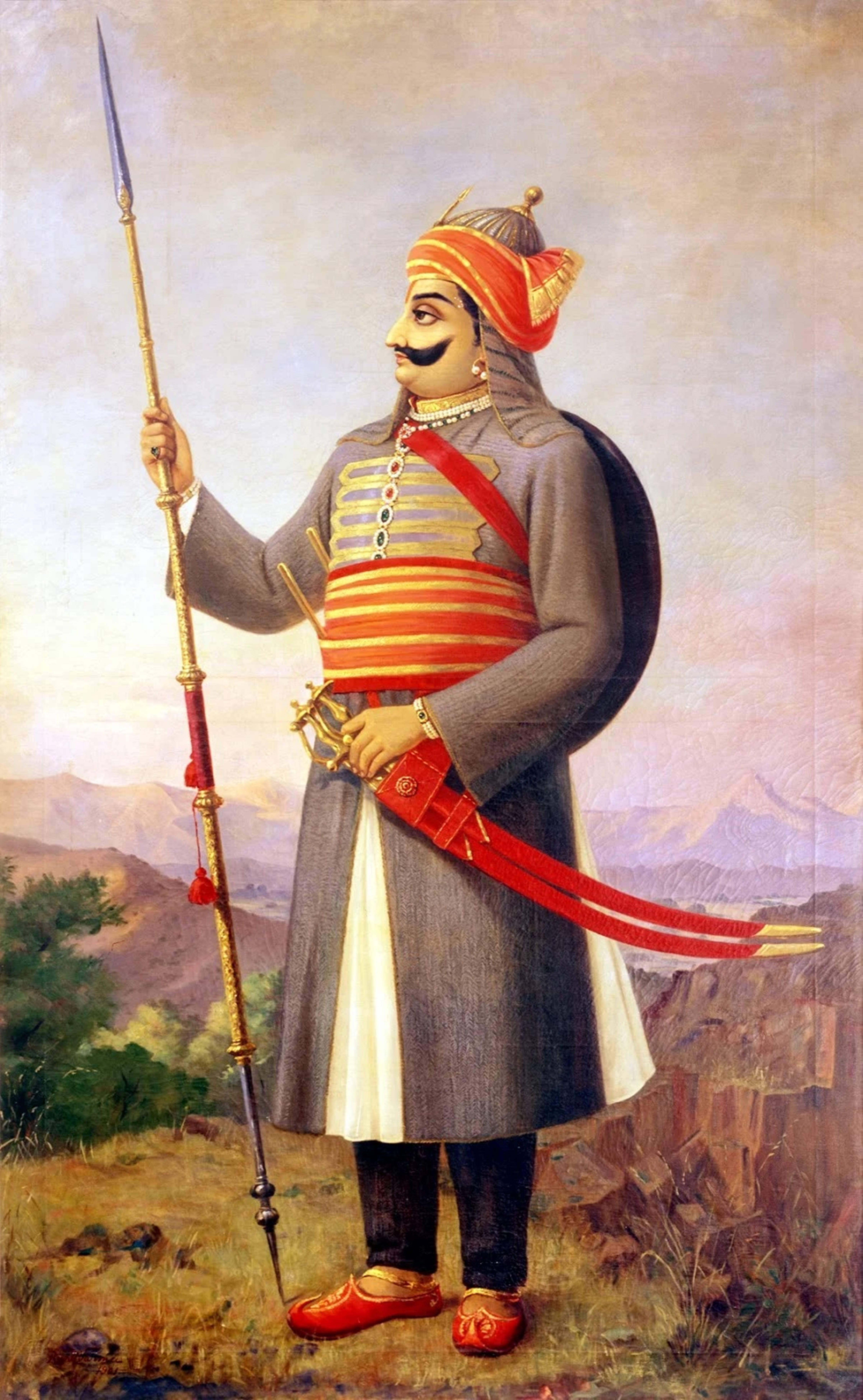 Maharana Pratap Tüm Vücut Sanatı 4K Duvar Kağıdı
