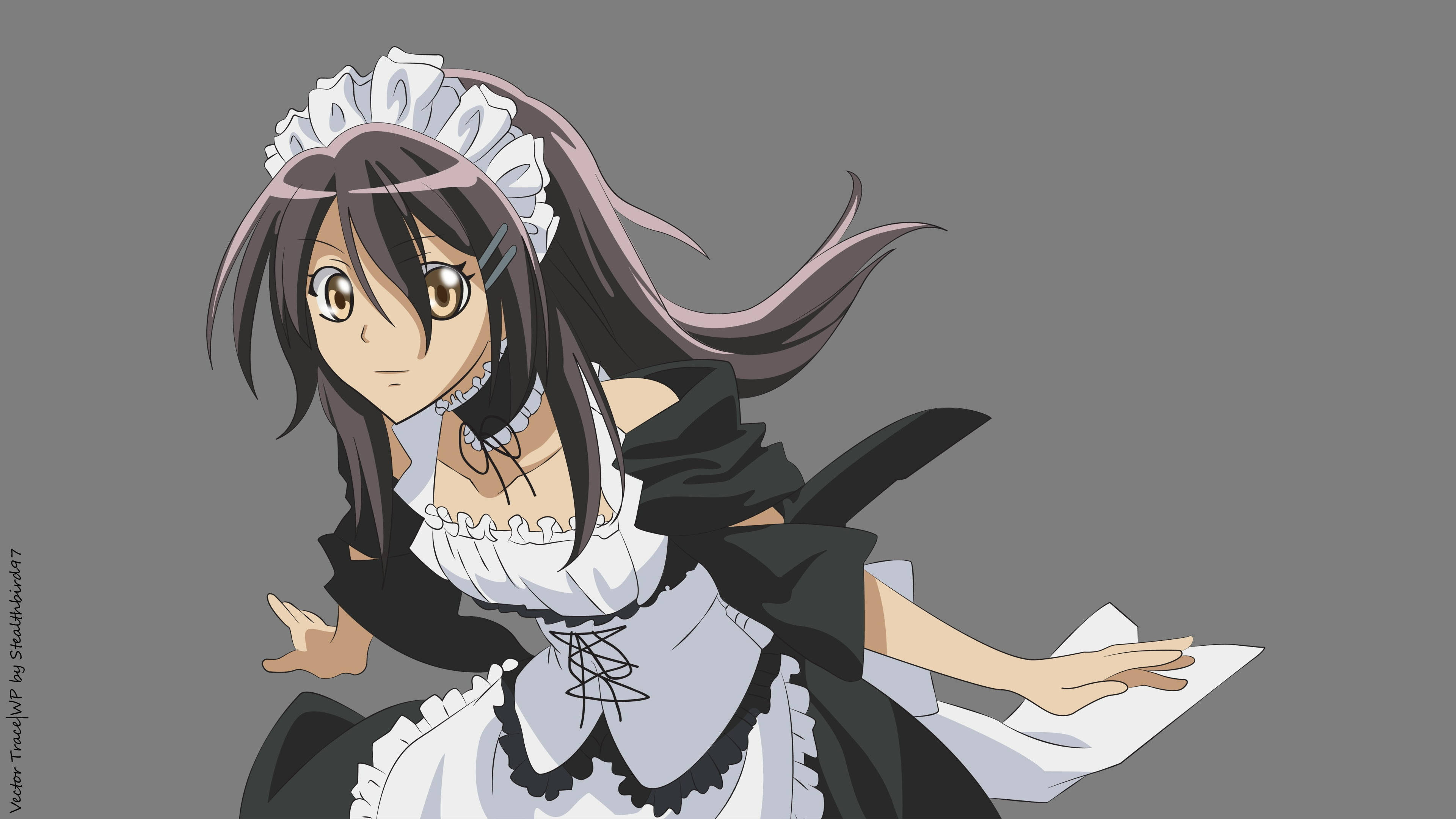 Maid Sama Misaki Ayuzawa Hizmetçi Kıyafeti Duvar Kağıdı