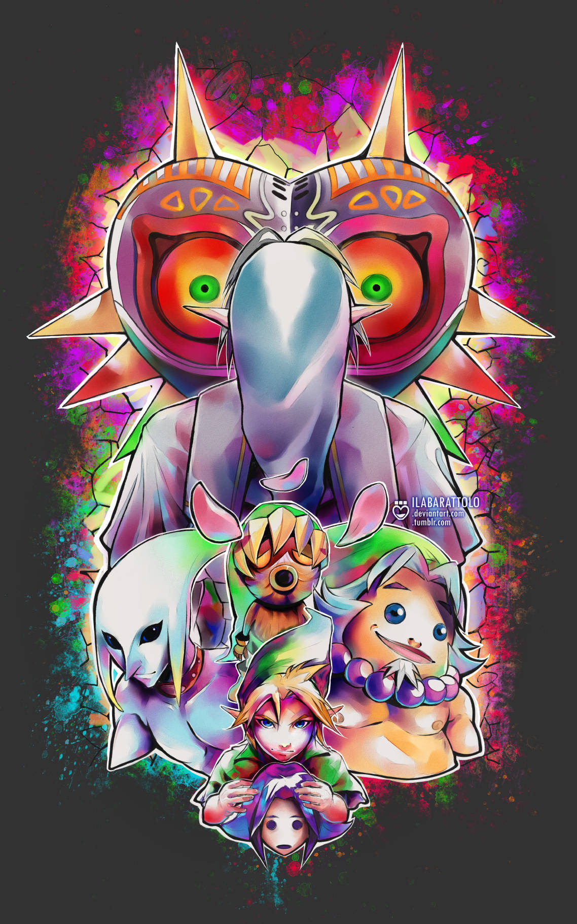 Majora's Mask Hayran Sanatı Duvar Kağıdı