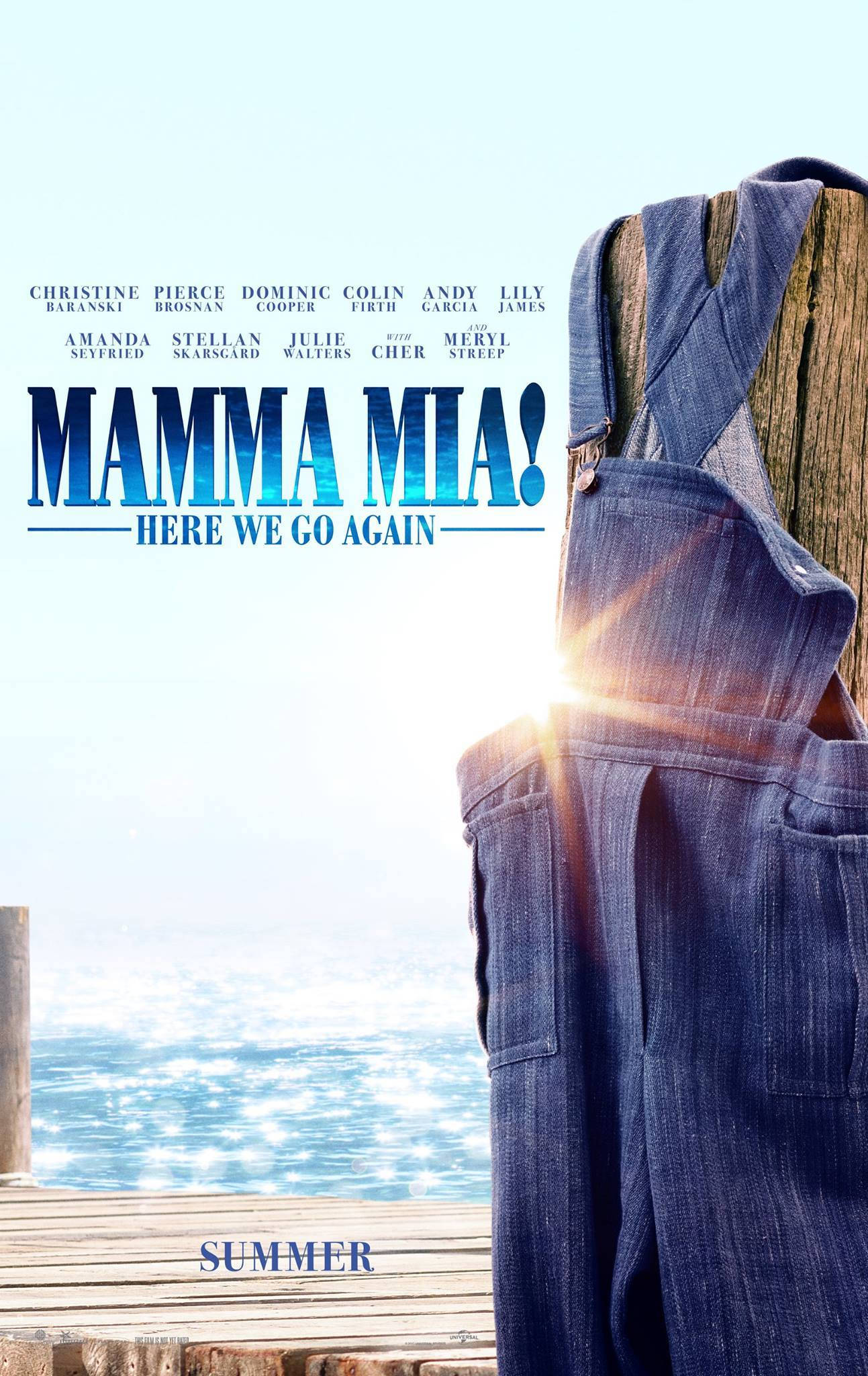 Mama Mia! İkonik Mavi Kazak Duvar Kağıdı