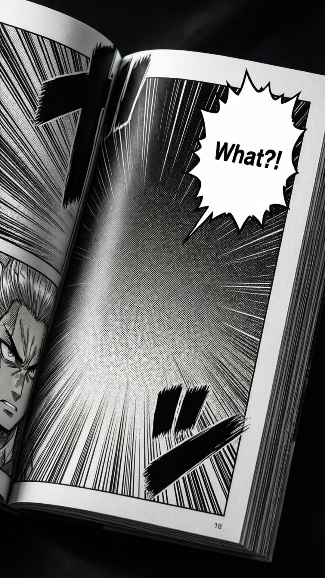 Manga Aksiyon Sayfası Duvar Kağıdı