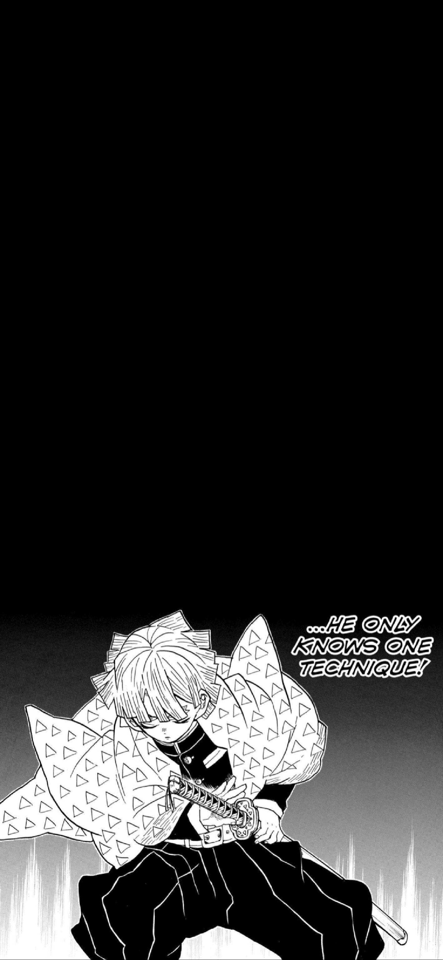 Manga iPhone Zenitsu Agatsuma Duvar Kağıdı