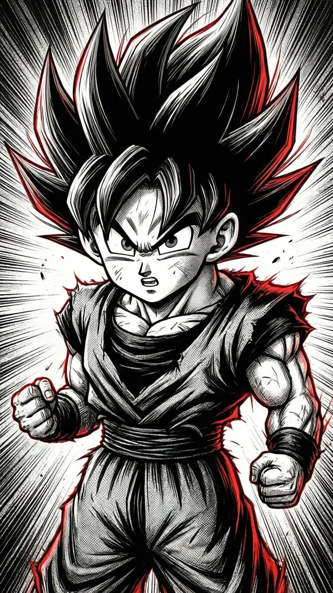 Manga Kahramanı Portresi Duvar Kağıdı
