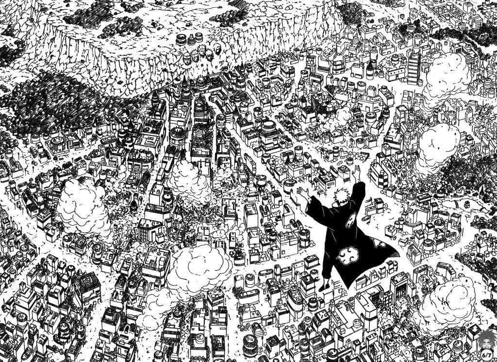 Manga Paneli'nin güzel manzaralarının tadını çıkarın Duvar Kağıdı