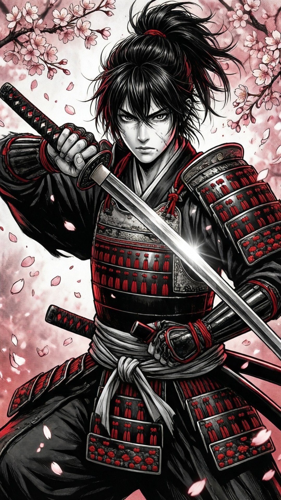 Manga Samurai Düellosu Duvar Kağıdı