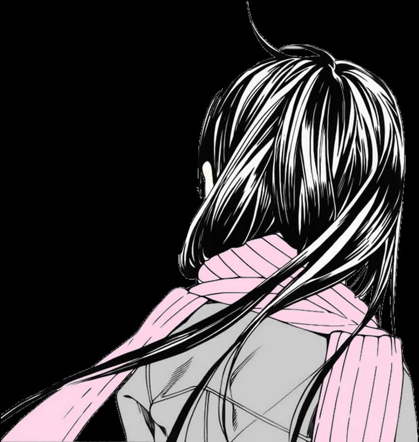 Manga Tarzı Profil Görünümü Duvar Kağıdı