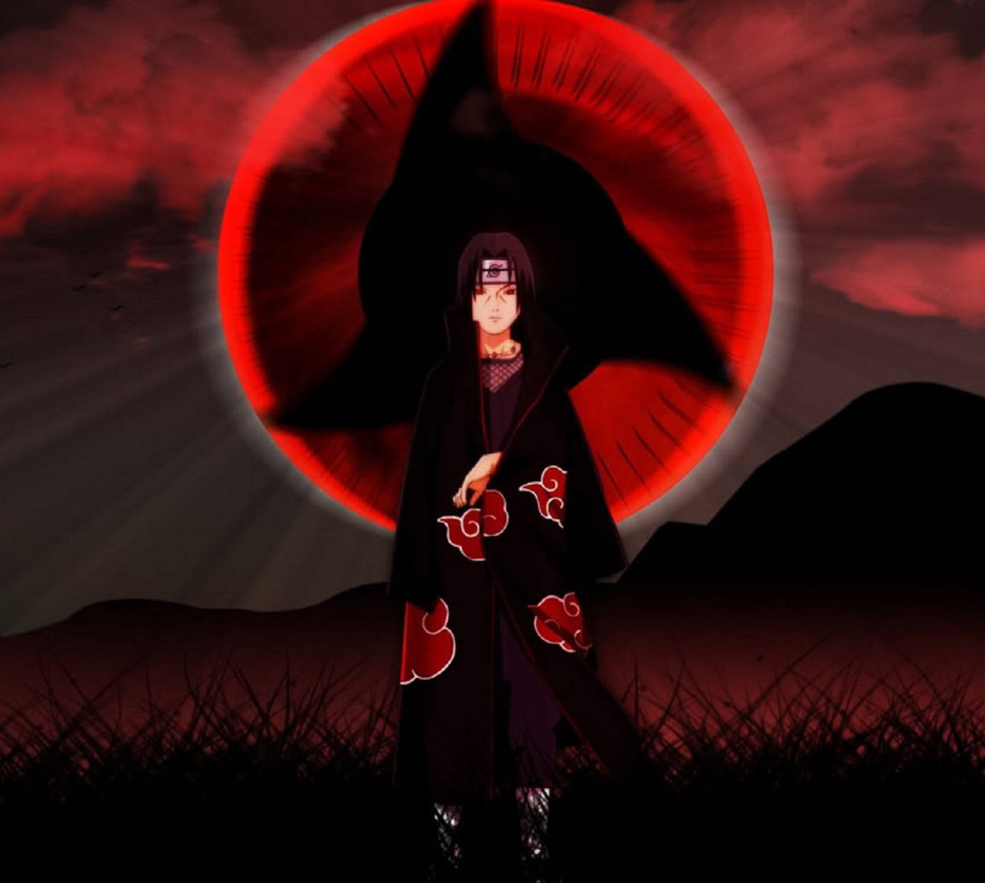 Mangekyo Sharingan Uchiha Itachi Profil Fotoğrafı Duvar Kağıdı