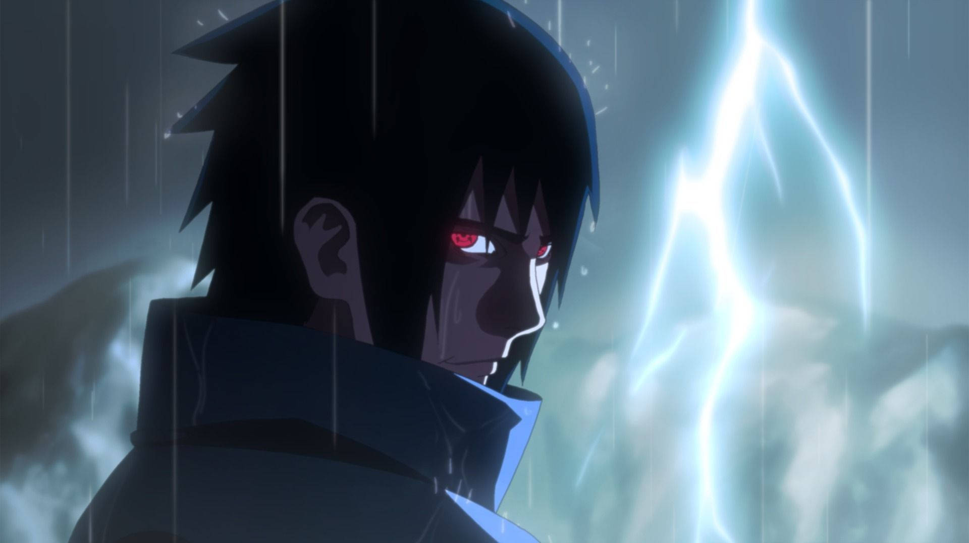 Mangekyou Sharingan'ı ile Sasuke Uchiha Duvar Kağıdı