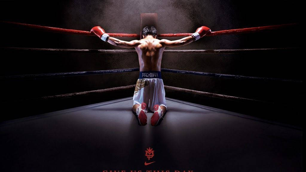 Manny Pacquiao Diz Çökmüş Duvar Kağıdı
