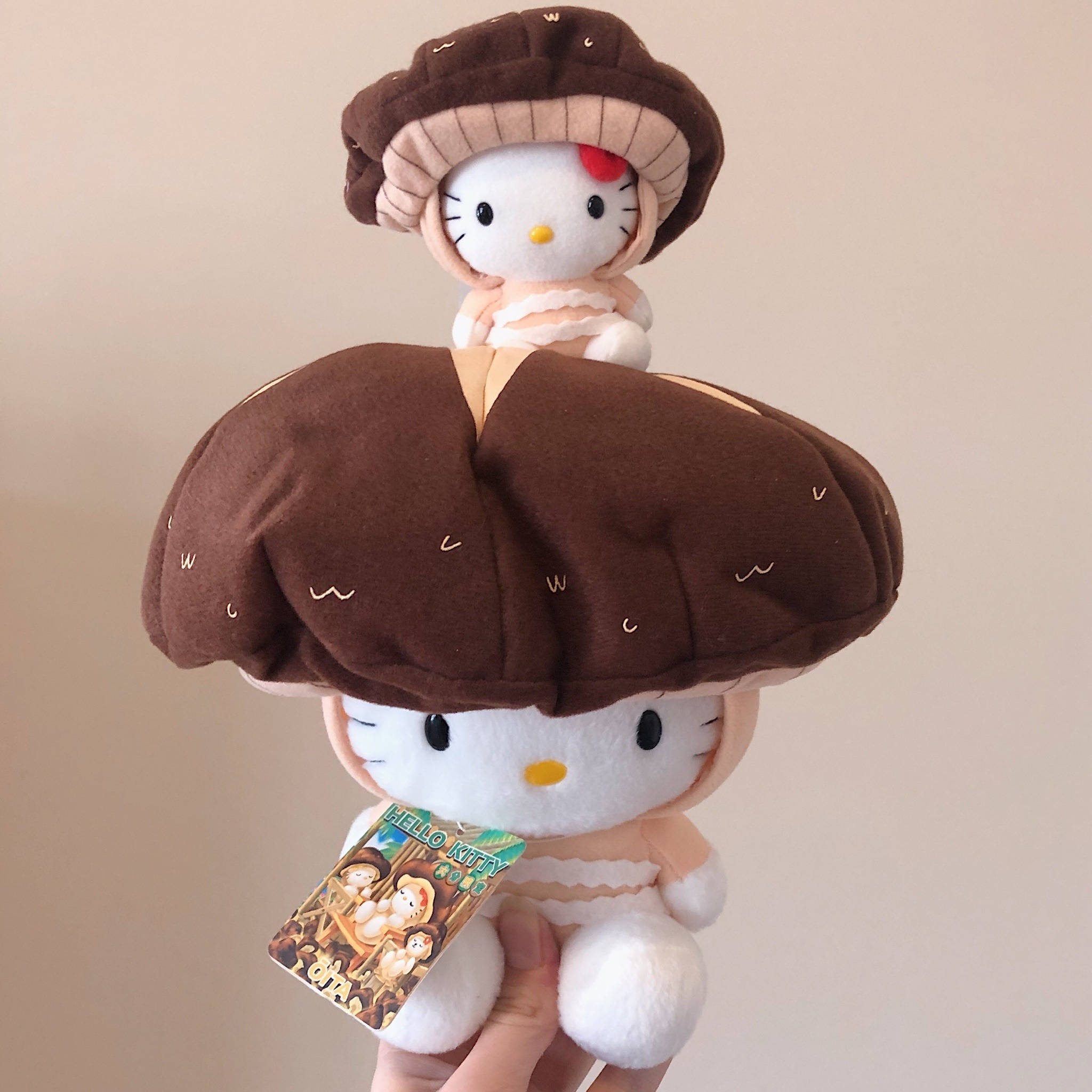 Mantar Peluşları Hello Kitty PFP Duvar Kağıdı