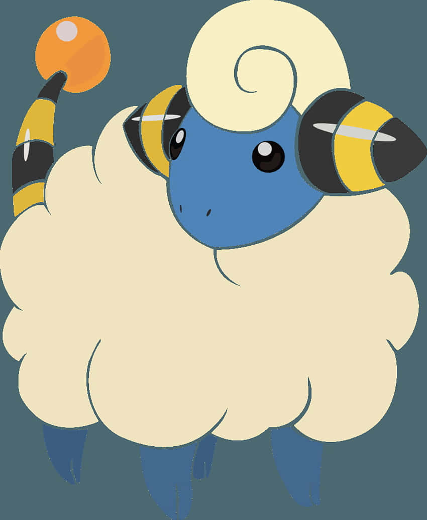 Mareep Koyu Mavi Arka Planda Duvar Kağıdı