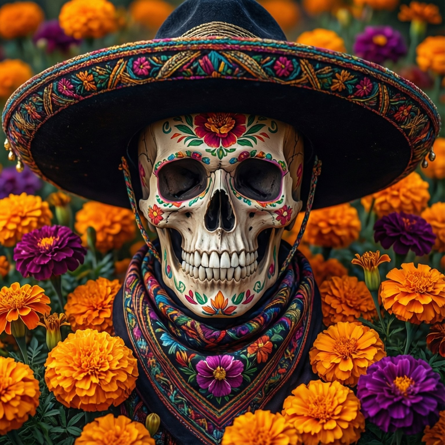 Mariachi Kafatası Duvar Kağıdı