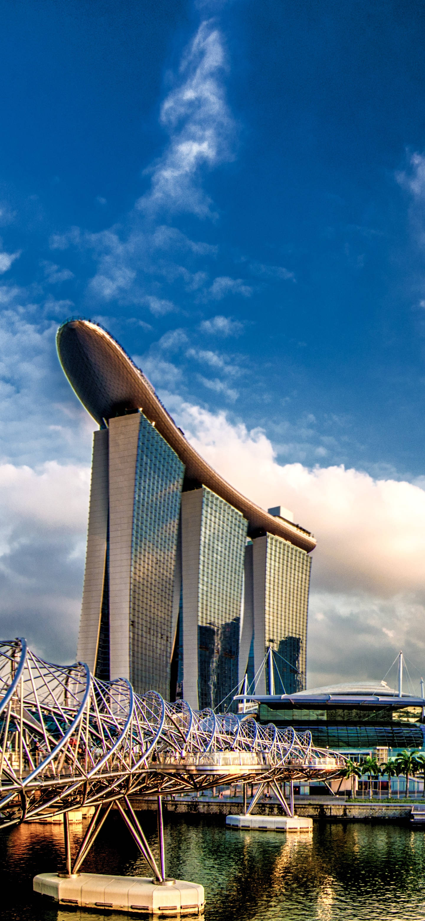 Marina Bay Sands Telefon Bulutları Duvar Kağıdı