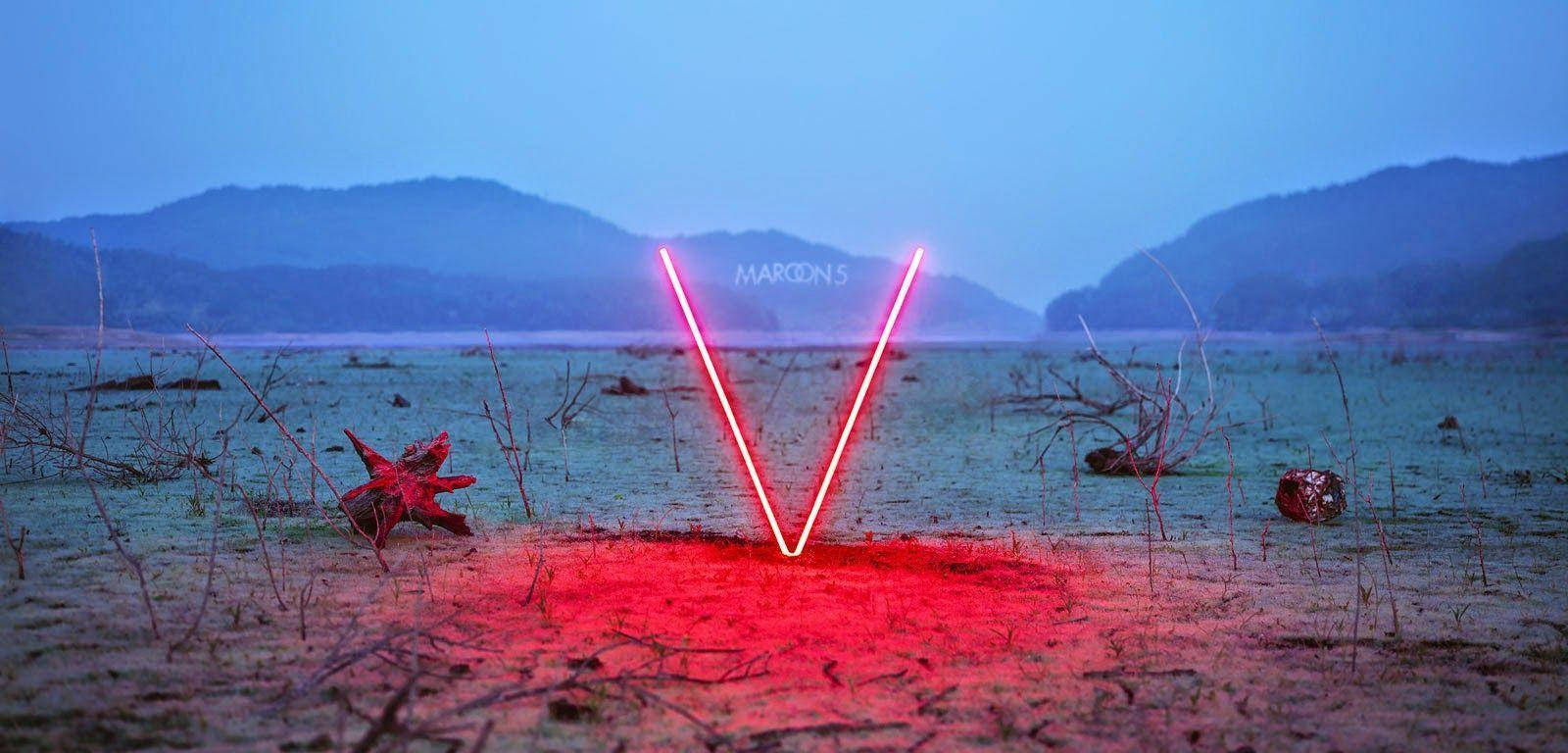 Maroon 5 V Albüm Kapağı Sanatı Duvar Kağıdı
