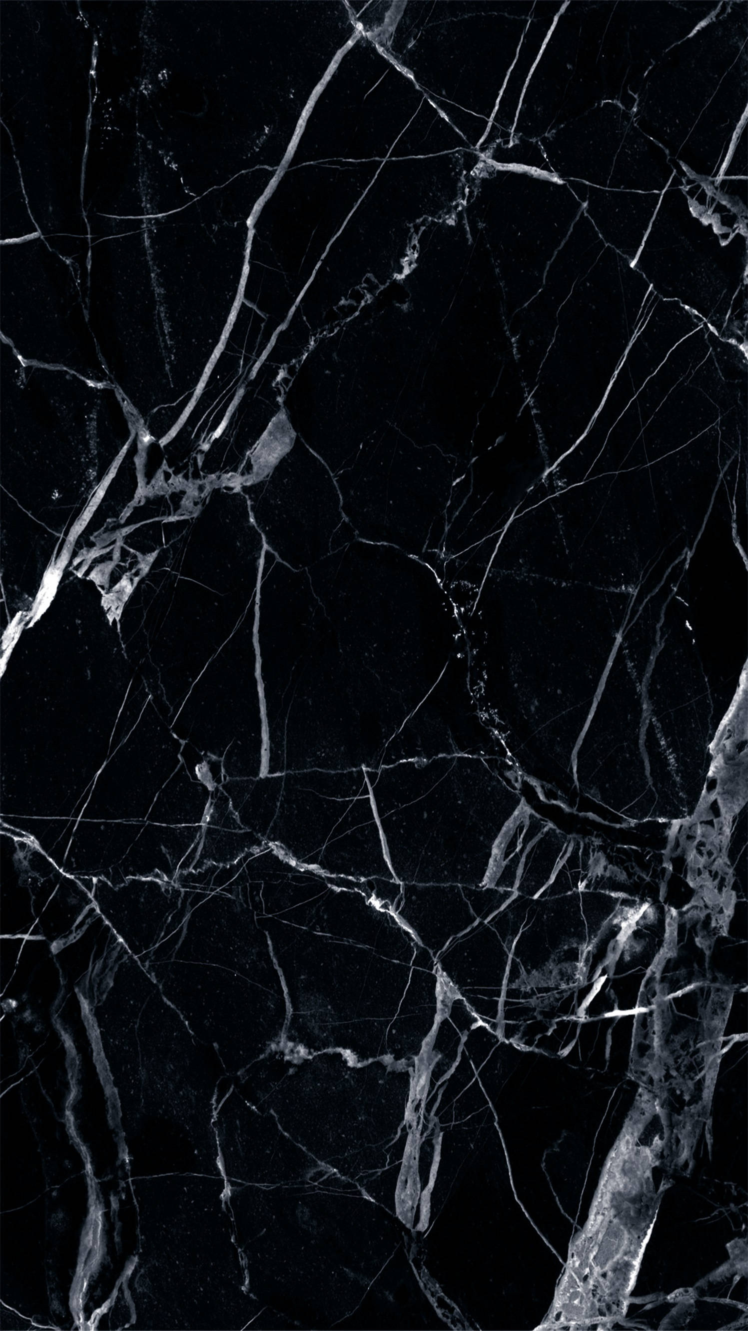 Marquina Siyah Beyaz Mermer iPhone Duvar Kağıdı