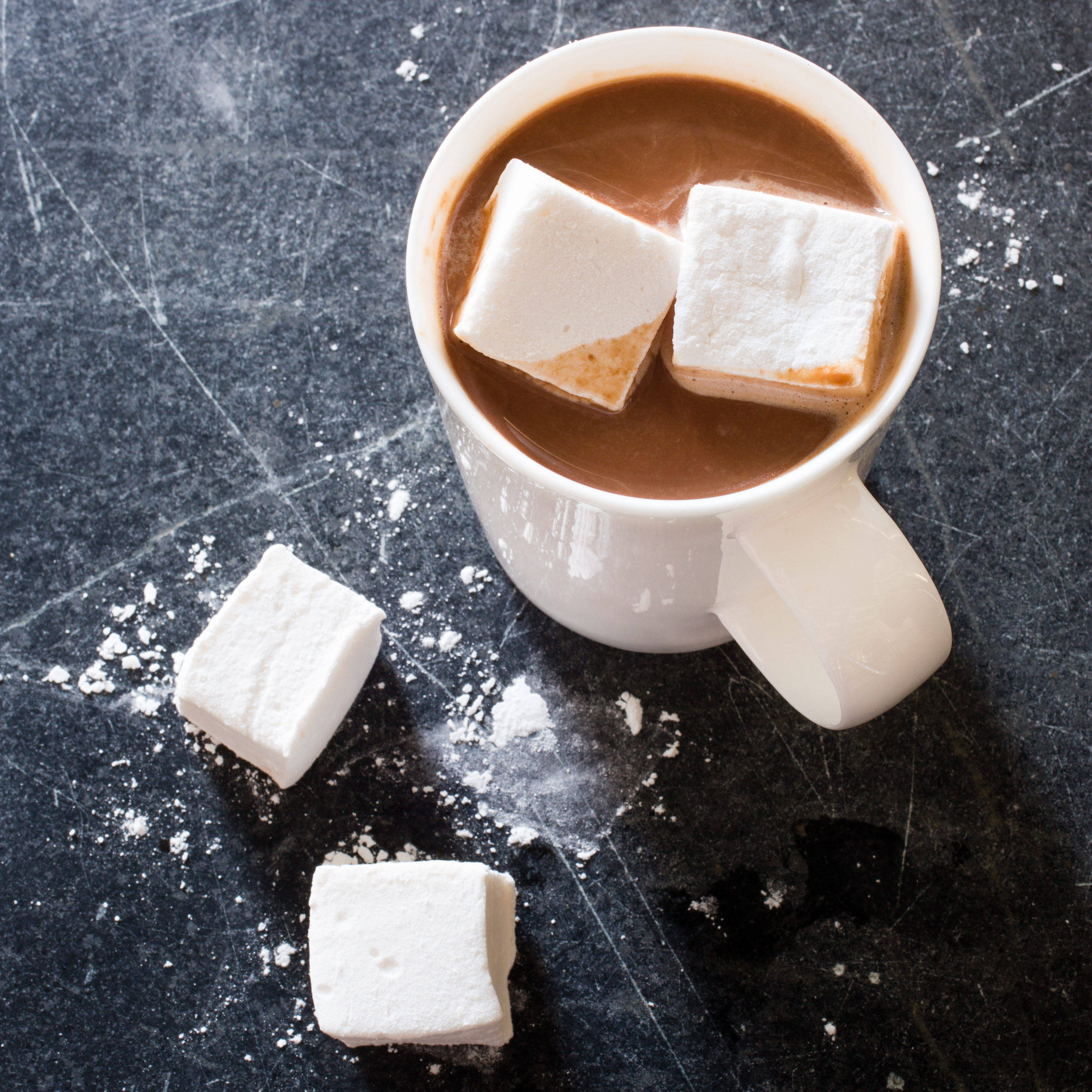 Marshmallow Çikolatalı İçecek Duvar Kağıdı
