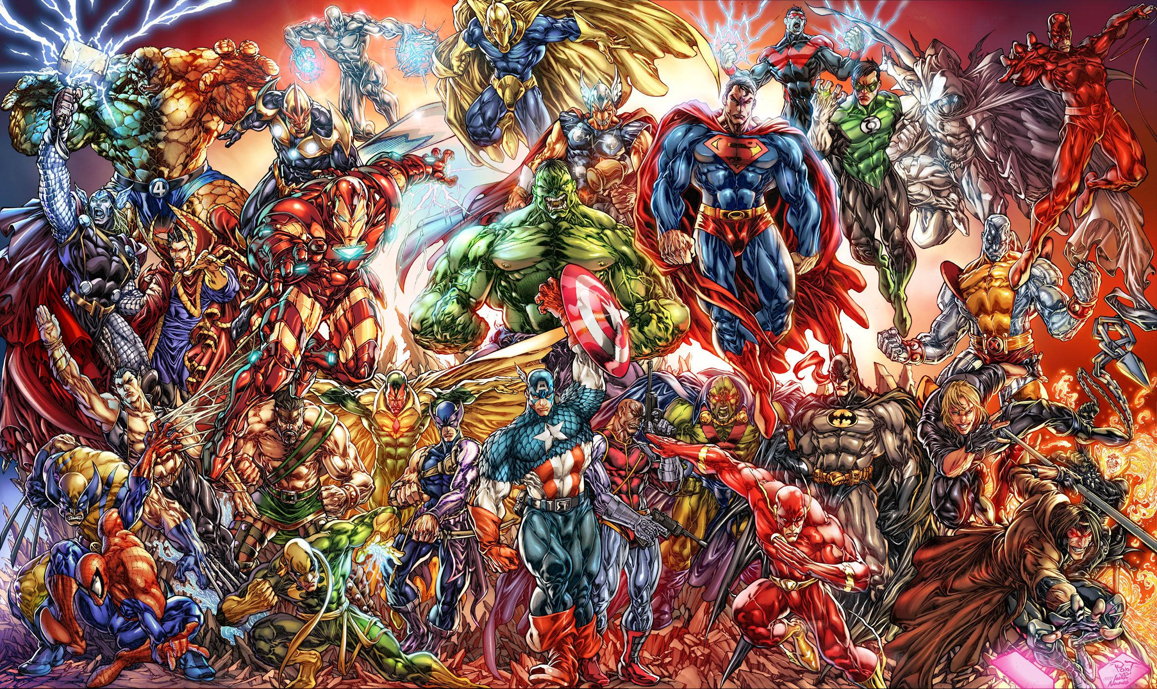 Marvel Çizgi Romanları Duvar Kağıdı